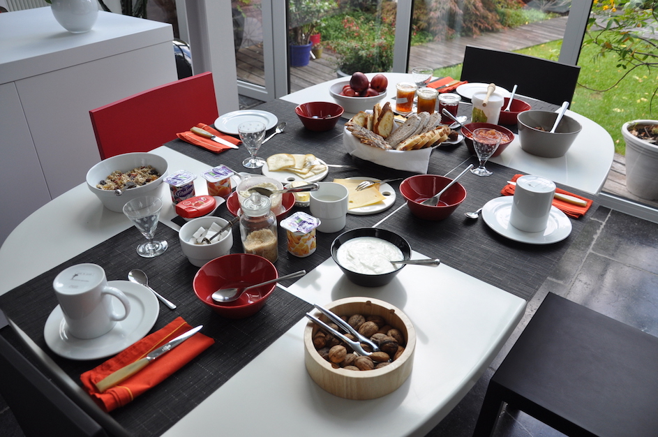 Table du petit déjeuner